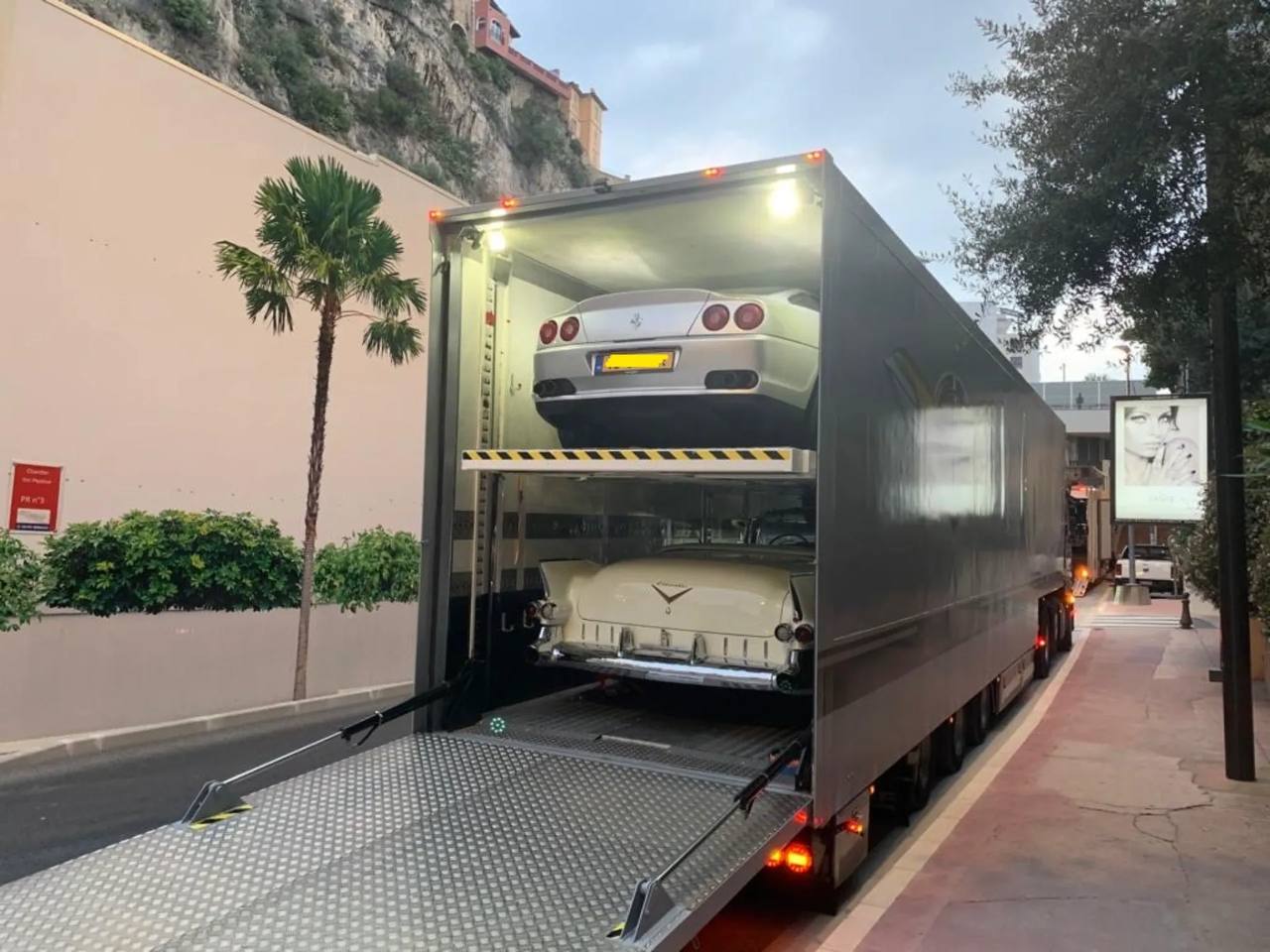 Shipping in bunch on a multi-car hauler